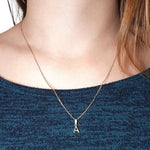 שרשרת אות 14K זהב - שרשראות בCharlie's Jewellery. [option1] - [variant_title]. תכשיטים יחודיים לנשים בעבודת יד