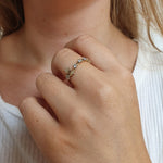 טבעת כוכבים - נויה - טבעות בCharlie's Jewellery. [option1] - [variant_title]. תכשיטים יחודיים לנשים בעבודת יד