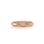 טבעת קלואי - טבעות בCharlie's Jewellery. ציפוי זהב אדום - ציפוי זהב אדום / 6. תכשיטים יחודיים לנשים בעבודת יד