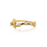 טבעת כוכבים - נויה - טבעות בCharlie's Jewellery. זהב 14K - זהב 14K / 6. תכשיטים יחודיים לנשים בעבודת יד