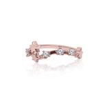 טבעת כוכבים - נויה - טבעות בCharlie's Jewellery. זהב אדום 14K - זהב אדום 14K / 6. תכשיטים יחודיים לנשים בעבודת יד